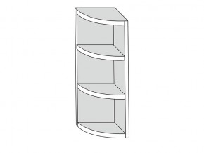 19.30.0р Полка угловая (h=913) радиусная  ЛДСП УНИ в Туринске - turinsk.magazinmebel.ru | фото
