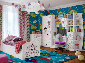 Детская комната Юниор-2 Принцесса в Туринске - turinsk.magazinmebel.ru | фото