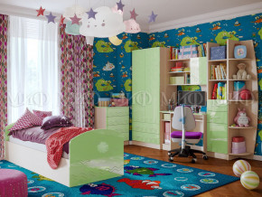 Детская комната Юниор-2 Салатовый металлик в Туринске - turinsk.magazinmebel.ru | фото