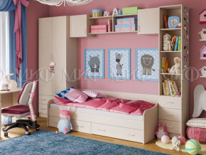 Детская комната Вега 1 Дуб беленый в Туринске - turinsk.magazinmebel.ru | фото - изображение 1