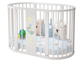Детская кроватка белая Эстель в Туринске - turinsk.magazinmebel.ru | фото - изображение 1