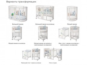 Детская кроватка белая Эстель в Туринске - turinsk.magazinmebel.ru | фото - изображение 2