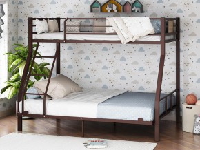 Двухъярусная кровать Гранада-1 140 Коричневый в Туринске - turinsk.magazinmebel.ru | фото