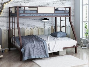 Двухъярусная кровать Гранада 140 коричневый в Туринске - turinsk.magazinmebel.ru | фото