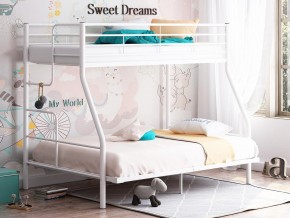 Двухъярусная кровать Гранада-3 140 белый в Туринске - turinsk.magazinmebel.ru | фото