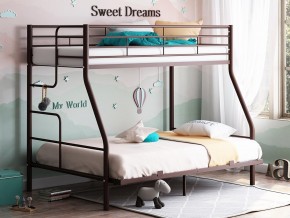 Двухъярусная кровать Гранада-3 140 коричневый в Туринске - turinsk.magazinmebel.ru | фото