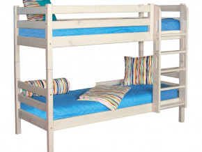 Двухъярусная кровать Соня с прямой лестницей Вариант 9 белая в Туринске - turinsk.magazinmebel.ru | фото - изображение 2