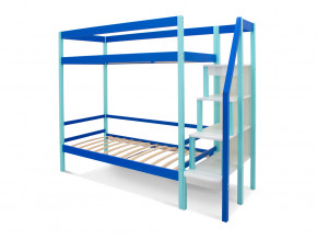 Двухъярусная кровать Svogen мятно-синий в Туринске - turinsk.magazinmebel.ru | фото - изображение 2