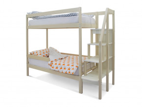 Двухъярусная кровать Svogen с бортиком бежевый в Туринске - turinsk.magazinmebel.ru | фото