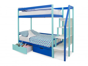 Двухъярусная кровать Svogen с ящиками мятно-синий в Туринске - turinsk.magazinmebel.ru | фото - изображение 3