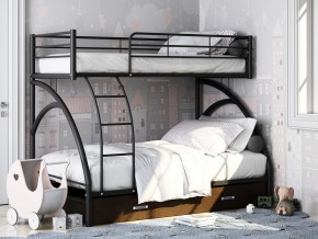Двухъярусная кровать Виньола-2 Я черный в Туринске - turinsk.magazinmebel.ru | фото