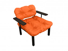 Кресло Дачное оранжевая подушка в Туринске - turinsk.magazinmebel.ru | фото