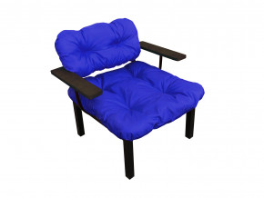 Кресло Дачное синяя подушка в Туринске - turinsk.magazinmebel.ru | фото