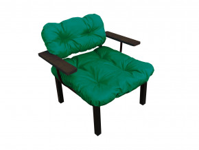 Кресло Дачное зелёная подушка в Туринске - turinsk.magazinmebel.ru | фото