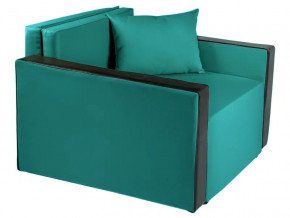 Кресло-кровать Милена с подлокотниками рогожка emerald в Туринске - turinsk.magazinmebel.ru | фото - изображение 1