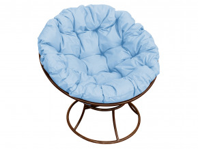 Кресло Папасан без ротанга голубая подушка в Туринске - turinsk.magazinmebel.ru | фото