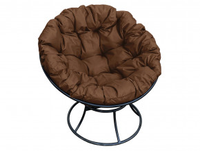 Кресло Папасан без ротанга коричневая подушка в Туринске - turinsk.magazinmebel.ru | фото