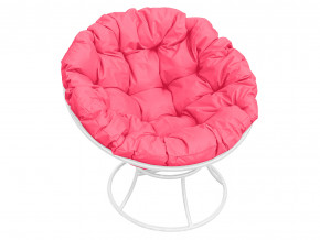 Кресло Папасан без ротанга розовая подушка в Туринске - turinsk.magazinmebel.ru | фото