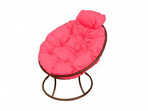 Кресло Папасан мини без ротанга розовая подушка в Туринске - turinsk.magazinmebel.ru | фото