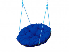 Кресло Папасан подвесное синяя подушка в Туринске - turinsk.magazinmebel.ru | фото