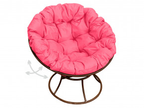 Кресло Папасан пружинка без ротанга розовая подушка в Туринске - turinsk.magazinmebel.ru | фото