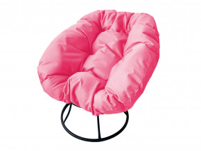 Кресло Пончик без ротанга розовая подушка в Туринске - turinsk.magazinmebel.ru | фото - изображение 1