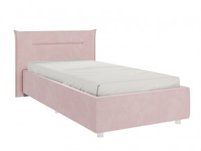 Кровать Альба 900 велюр нежно-розовый в Туринске - turinsk.magazinmebel.ru | фото
