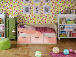 Кровать Бабочки 1600 Розовый металлик в Туринске - turinsk.magazinmebel.ru | фото - изображение 1