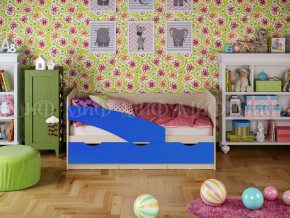 Кровать Бабочки 1600 Синий в Туринске - turinsk.magazinmebel.ru | фото