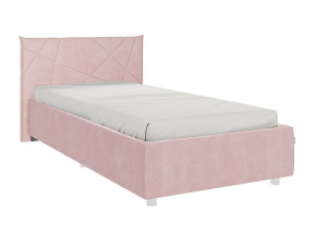 Кровать Бест 900 велюр нежно-розовый в Туринске - turinsk.magazinmebel.ru | фото