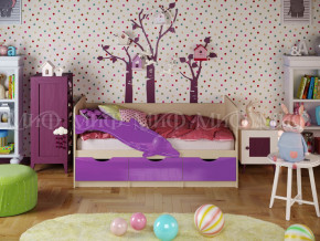 Кровать Дельфин-1 1800 Фиолетовый металлик в Туринске - turinsk.magazinmebel.ru | фото