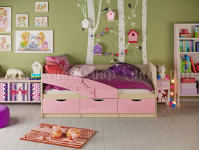 Кровать Дельфин 1600 Розовый металлик в Туринске - turinsk.magazinmebel.ru | фото