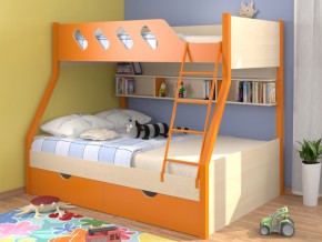 Кровать Дельта 20.02 оранжевая в Туринске - turinsk.magazinmebel.ru | фото - изображение 1