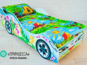 Кровать детская машинка Принцесса в Туринске - turinsk.magazinmebel.ru | фото