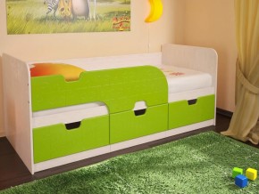 Кровать детская Минима лайм в Туринске - turinsk.magazinmebel.ru | фото