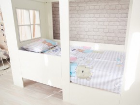 Кровать детская Теремок без ящика белая в Туринске - turinsk.magazinmebel.ru | фото - изображение 2