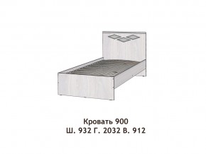 Кровать Диана 900 в Туринске - turinsk.magazinmebel.ru | фото - изображение 2