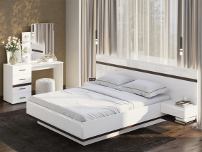 Кровать двойная Соло 1600 Белый в Туринске - turinsk.magazinmebel.ru | фото - изображение 2