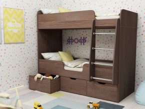 Кровать двухъярусная Малыш двойняшка бодега в Туринске - turinsk.magazinmebel.ru | фото