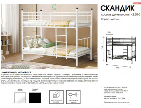 Кровать двухъярусная Скандик 42.20-01 в Туринске - turinsk.magazinmebel.ru | фото - изображение 2