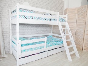 Кровать двухъярусная Сонечка с наклонной лестницей и ящиками в Туринске - turinsk.magazinmebel.ru | фото - изображение 2