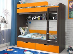 Кровать двухъярусная Юниор 5 Бодего-Оранжевый в Туринске - turinsk.magazinmebel.ru | фото - изображение 1