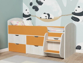 Кровать Малыш-7 Винтербер-Оранжевый в Туринске - turinsk.magazinmebel.ru | фото