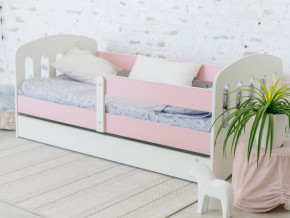 Кровать Малыш с ящиком розовый в Туринске - turinsk.magazinmebel.ru | фото - изображение 1