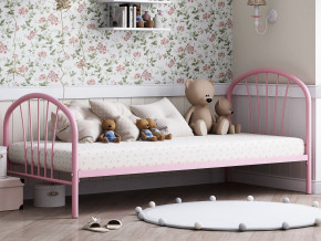 Кровать металлическая Эвора Розовый в Туринске - turinsk.magazinmebel.ru | фото - изображение 1