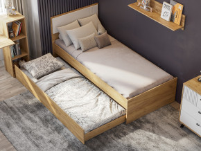 Кровать одинарная Милан выкатная с настилом в Туринске - turinsk.magazinmebel.ru | фото