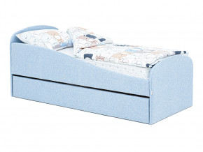 Кровать с ящиком Letmo небесный (рогожка) в Туринске - turinsk.magazinmebel.ru | фото - изображение 11