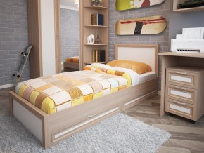 Кровать с настилом Остин модуль 21 с ящиками 24 в Туринске - turinsk.magazinmebel.ru | фото - изображение 1