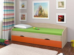 Кровать Соня 2 сонома-оранжевый в Туринске - turinsk.magazinmebel.ru | фото - изображение 1