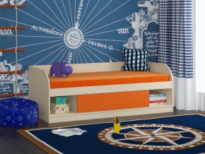 Кровать Соня 4 дуб молочный-оранжевый в Туринске - turinsk.magazinmebel.ru | фото - изображение 1